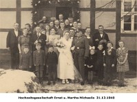 b111 - Hochzeitsgesellschaft Ernst u. Martha Michaelis  21.12.1940   03